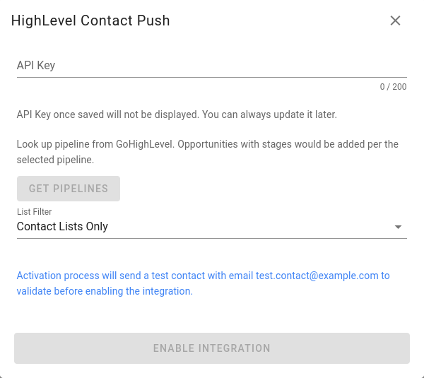 GoHighLevel Configure